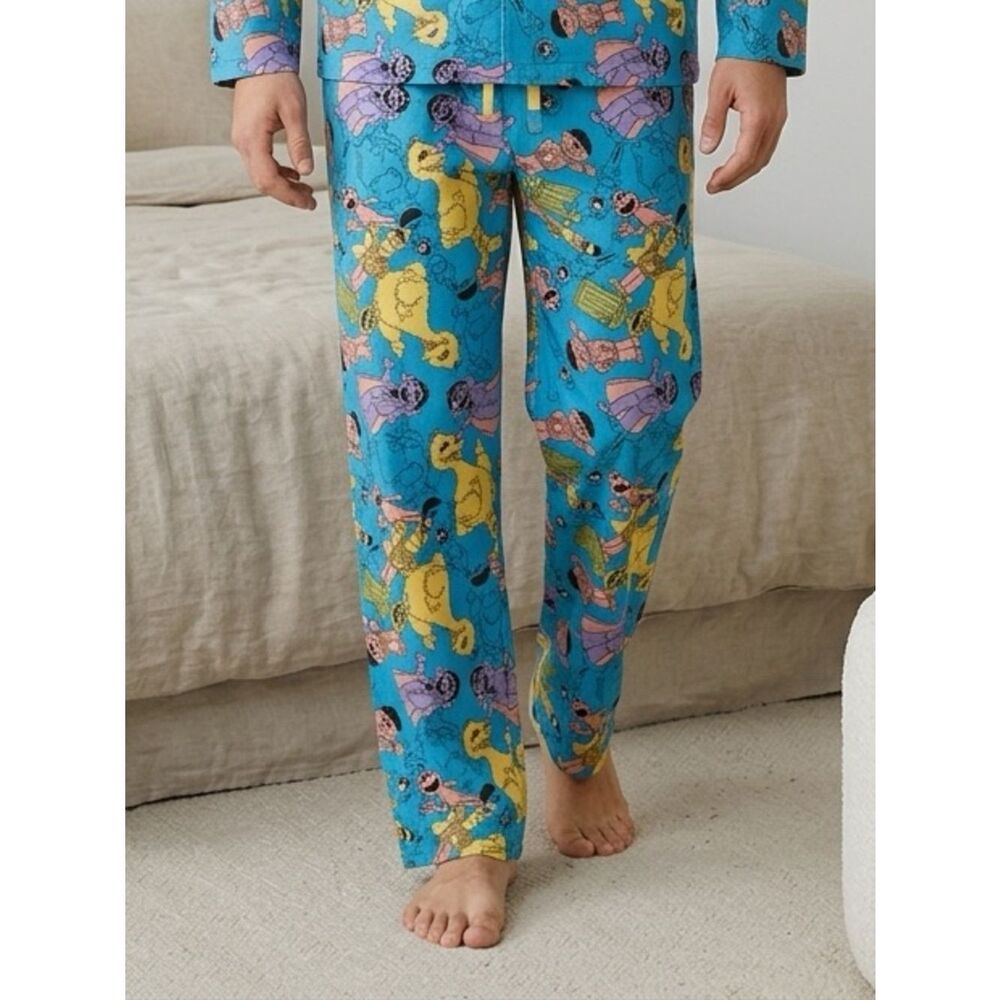 NWT Sesame Street Men’s Sleep Lounge Pants Drawstring- Size Small